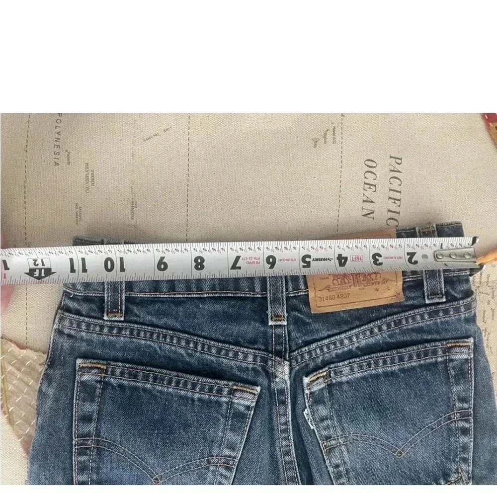 Levi's VTG White Tab Made In USA 12Slim - Picture 5 of 12